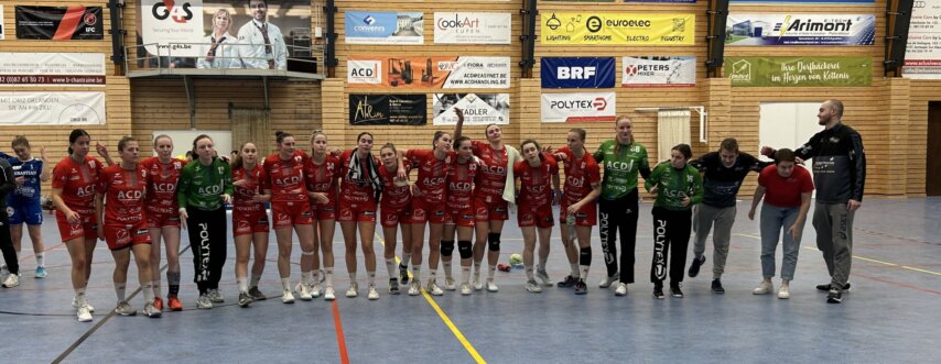 Eine müde, aber überglückliche Damenmannschaft der KTSV Eupen (Foto: Verein)