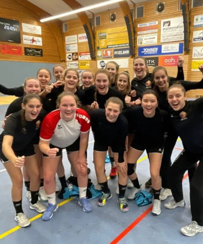 Ein kleiner erster Kader beim Trainingslager in Eupen (Foto: KTSV Eupen)