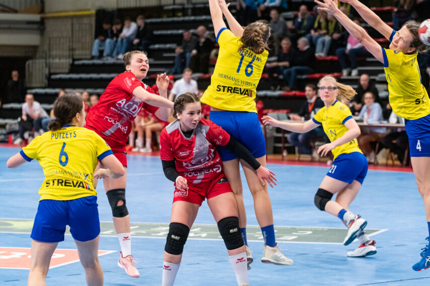 Nolwen Dattolico im letztjährigen Pokalfinale gegen Sint-Truiden (Foto: Bernd Rosskamp)