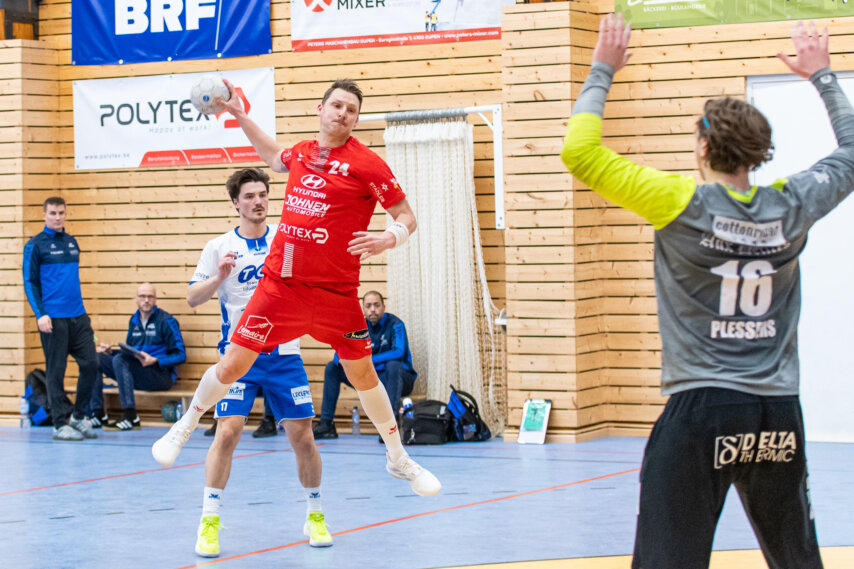 Damian hatte in Houten wieder sein Zielwasser gefunden und traf (Foto: Bernd Rosskamp)