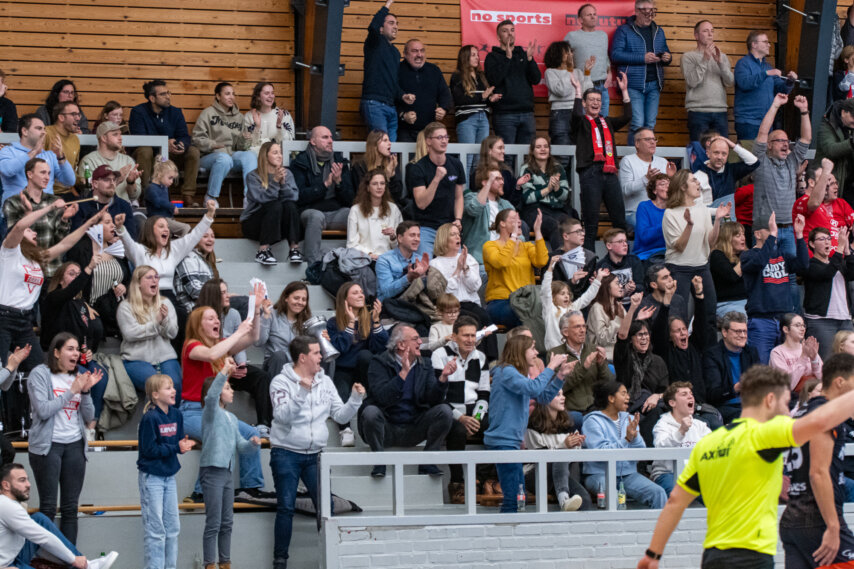 Die besten Fans in der BENE-League: Unsere Eupener Fans (Foto: Bernd Rosskamp)