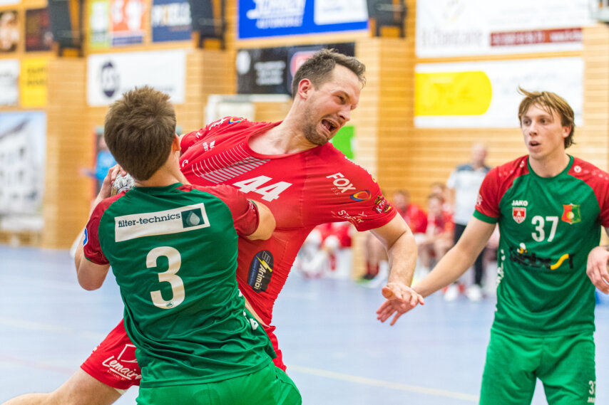 Biobest/Sasja war ein starker Kontrahent, wo sich jeder voll ins Zeug legen musste (Foto aus dem Hinspiel in Eupen: Bernd Rosskamp)