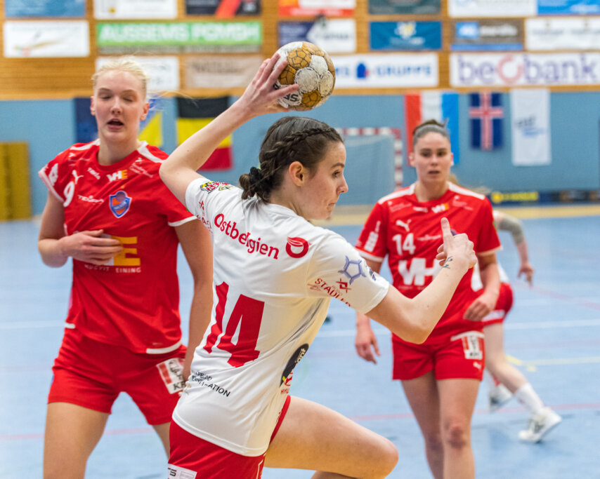 Youngster Janina Willems war mit 4 Treffern die erfolgreichste Eupener Spielerin im Rückspiel (Foto: Bernd Rosskamp)