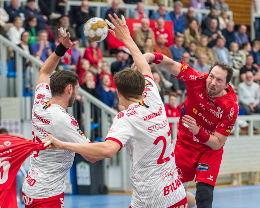 Bartosz in Aktion beim letzten Heimspiel gegen Sporting Pelt (Foto: Bernd Rosskamp)