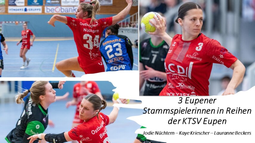 3 Eupener Stammspielerinnen in Reihen der KTSV Eupen2
