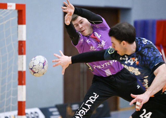 2 parierte Strafwürfe gingen auf das Konto von Max Schunck (Foto: Bernd Rosskamp)