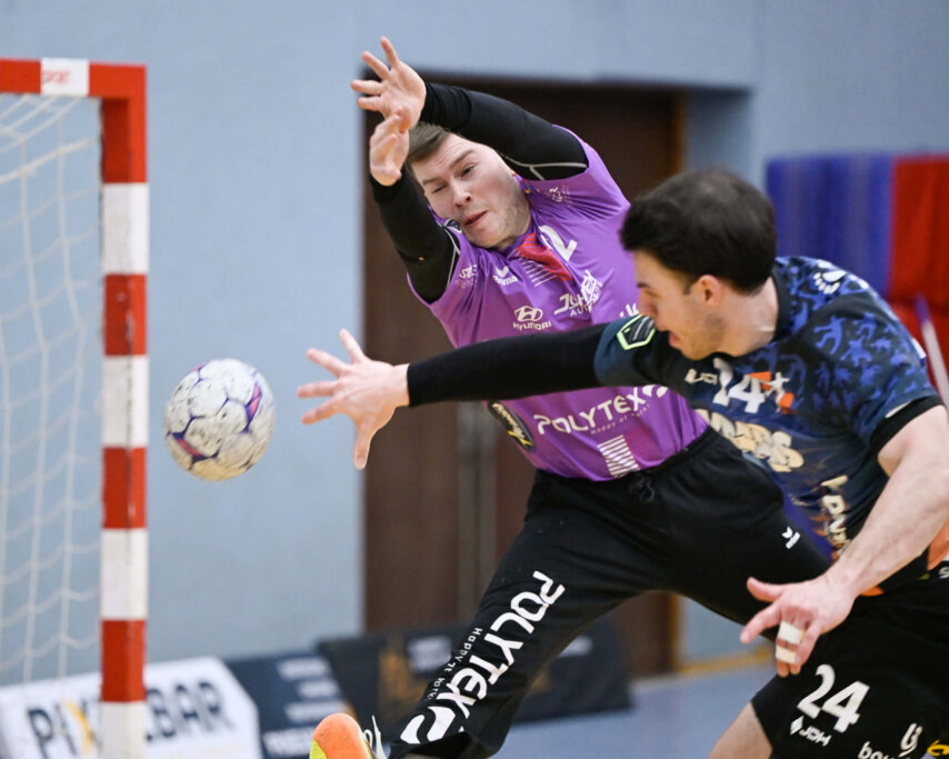 2 parierte Strafwürfe gingen auf das Konto von Max Schunck (Foto: Bernd Rosskamp)