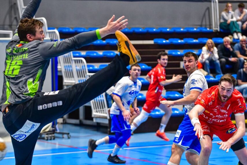 Nicolas Plessers war heute schwer zu überwinden für Eupen (Foto: Bernd Rosskamp)
