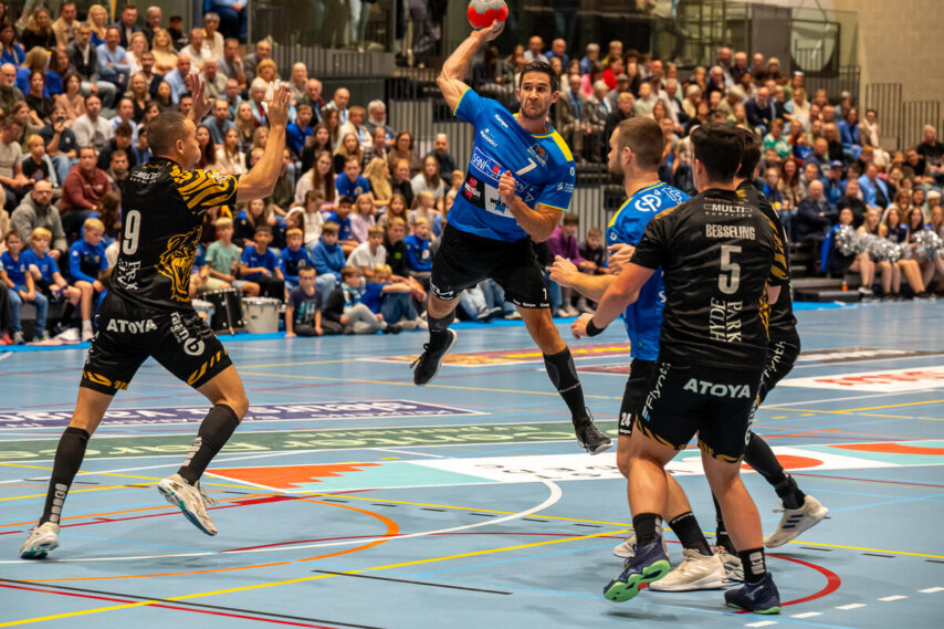Bocholt, der Serienmeister der letzten Jahre mit zahlreichen namhaften Handballspielern aus BE und NL (Foto: HP Bocholt)