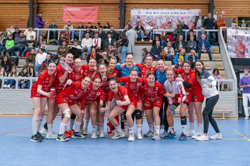 Der komplette Kader trug zum Heimspielsieg gegen den HC Sprimont bei (Foto: Bernd Rosskamp)