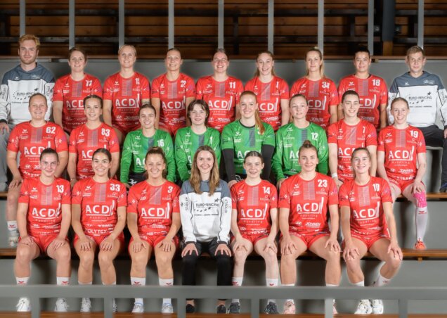 Der Damenkader, der die 3. Runde im Europapokal bestreiten wird (Foto: Bernd Rosskamp)