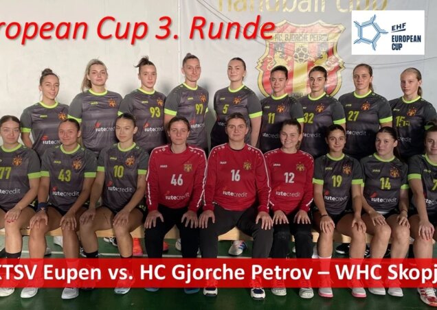 Unser Gegner in der 3. Runde des EU Cup kommt aus Nordmazedonien (Foto: EHF)