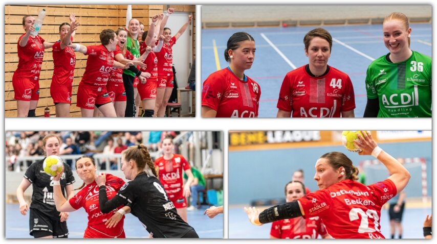 Laura und Lauranne in Aktion für und mit dem Team (Fotos: Bernd Rosskamp)