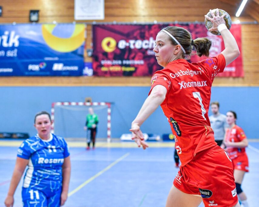Eva Xhonneux war eine sichere Torschützin und erzielte 10 Treffer im Spiel (Foto: Bernd Rosskamp)