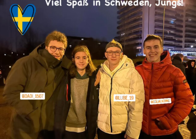 Daris Dobojak, Matteo Brüll, Luca Beyer und Colin Herné von der KTSV Eupen (Foto: privat)