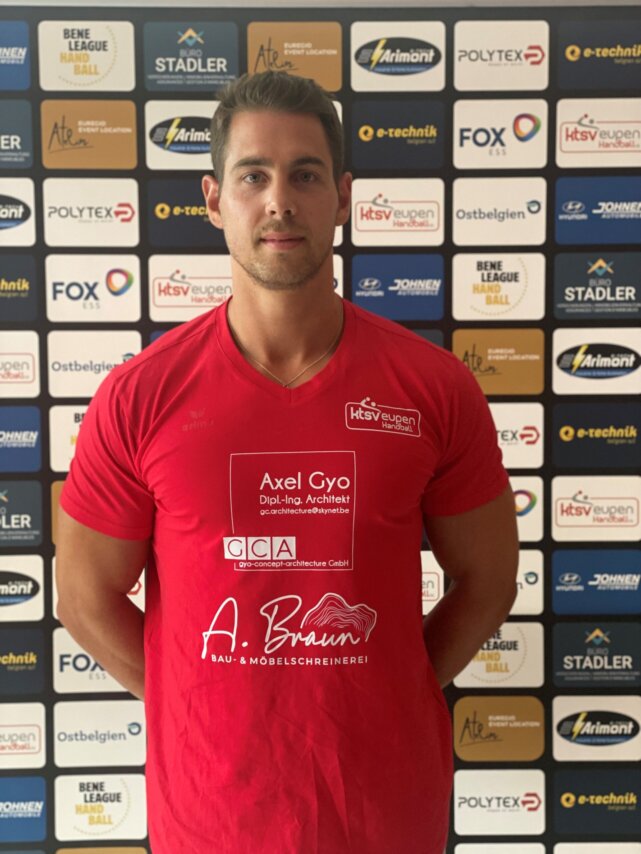 Nicolai Zidorn, der neue Mann im Rückraum der KTSV Eupen (Foto: Verein)